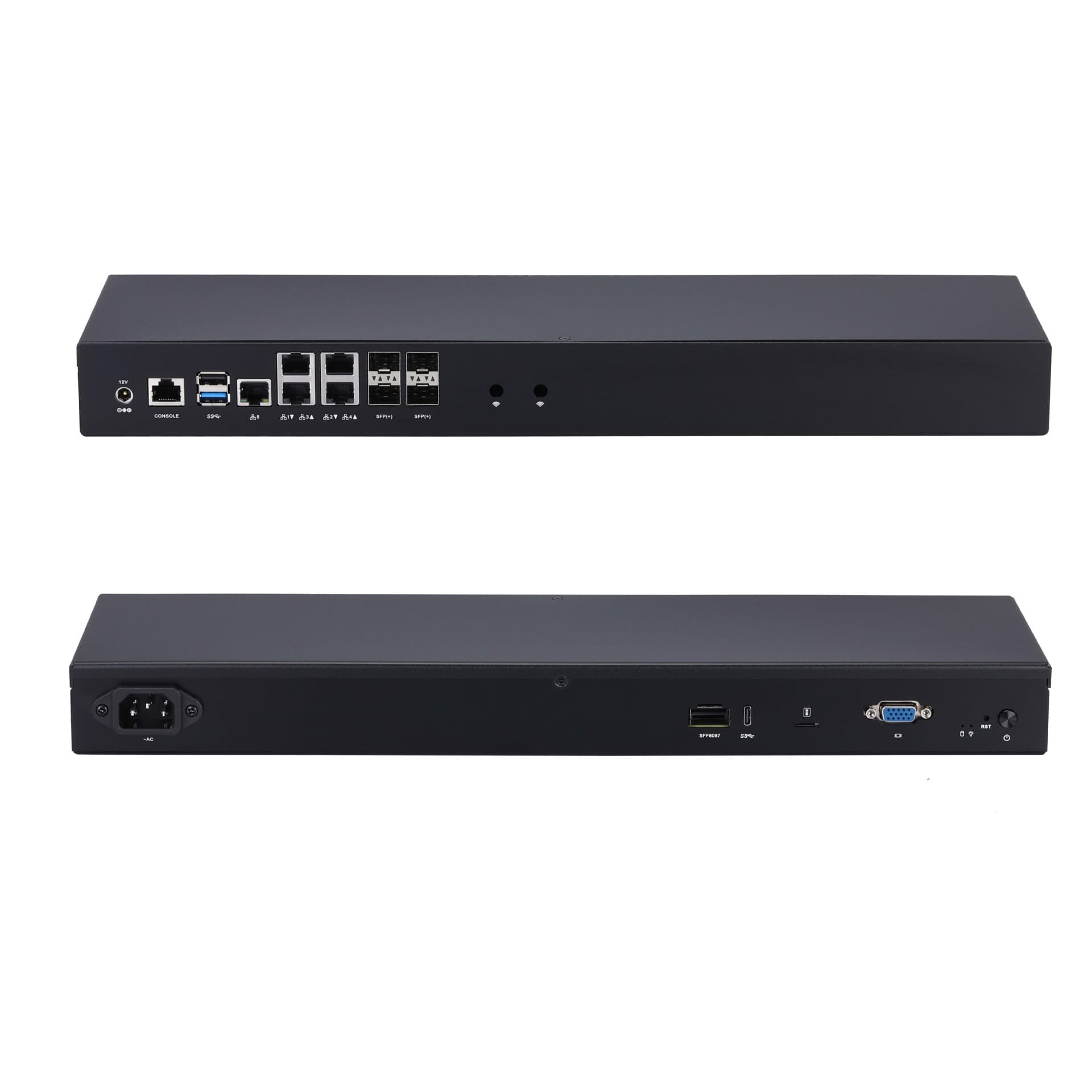 Atom C3758R 10G soft routing optical port 1U host 10G network port SFP+ home server Q20332G9