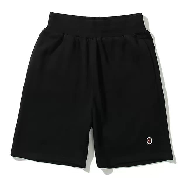 Cross-border Wholesale Streetwear Shark Black and White Small Logo Shorts Summer Thin Loose Printed Street Youth Couple Style