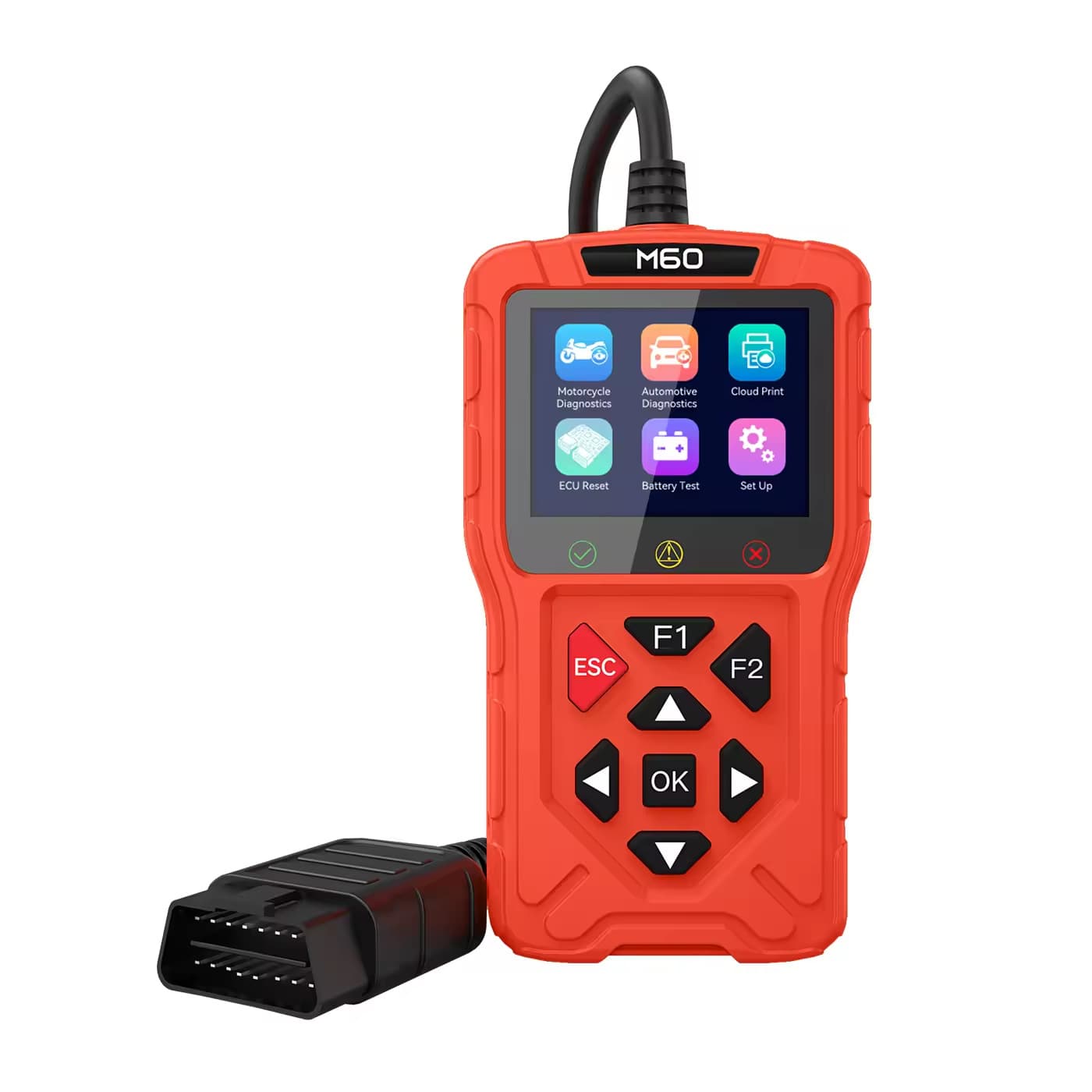 Topdiag M60 2 IN 1 Scanner Compatible with All OBDII Compliant Cars/Motorcycles
