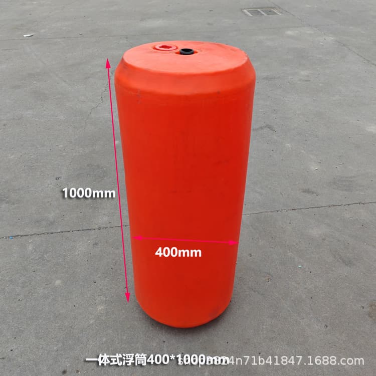 40*100cm integrated plastic pontoon thickened and durable for river and lake pollution control and dredging pipeline, high buoyancy