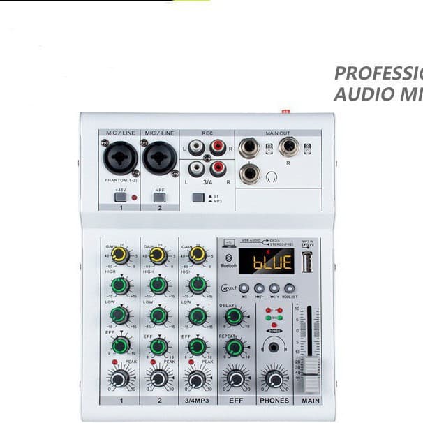 Cross-Border Live Streaming Portable Digital DJ Console with USB Mixer for Live Singing