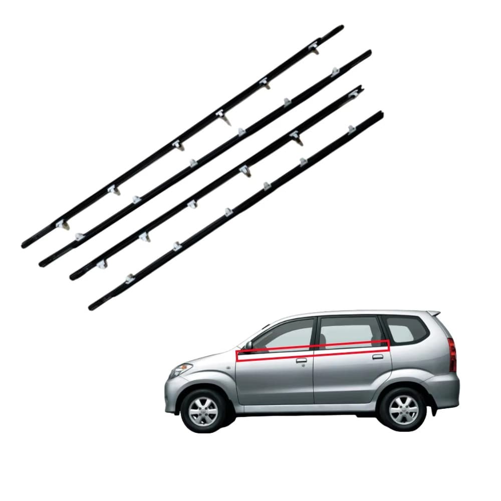 For Toyota Avanza Avanza Senya M80 S80 2003-2011 Window Outer Weatherstrip Trim