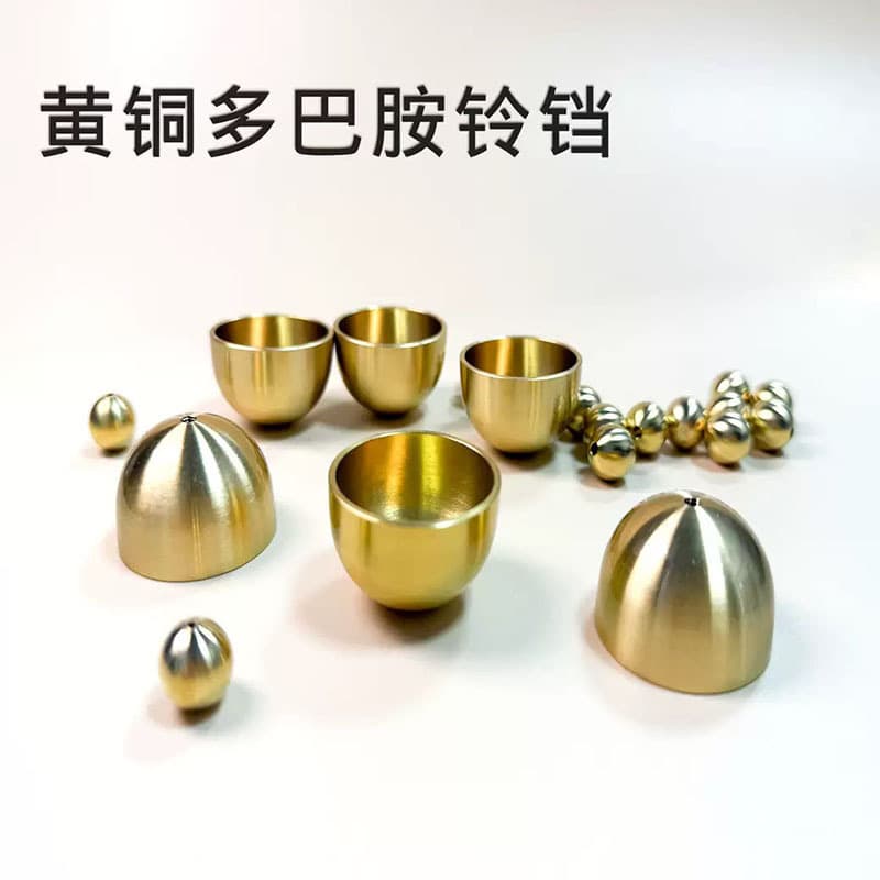 Brass Metal Bell, Copper Cup, Simple Brass Wind Chime, Door Bell, Brass Bell, Small Accessories Wholesale, High-End Decorative Ornament