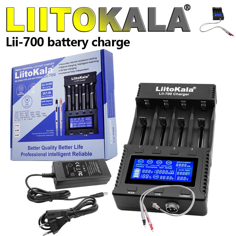 New Liitokala multifunctional battery charger internal resistance tester to detect battery capacity