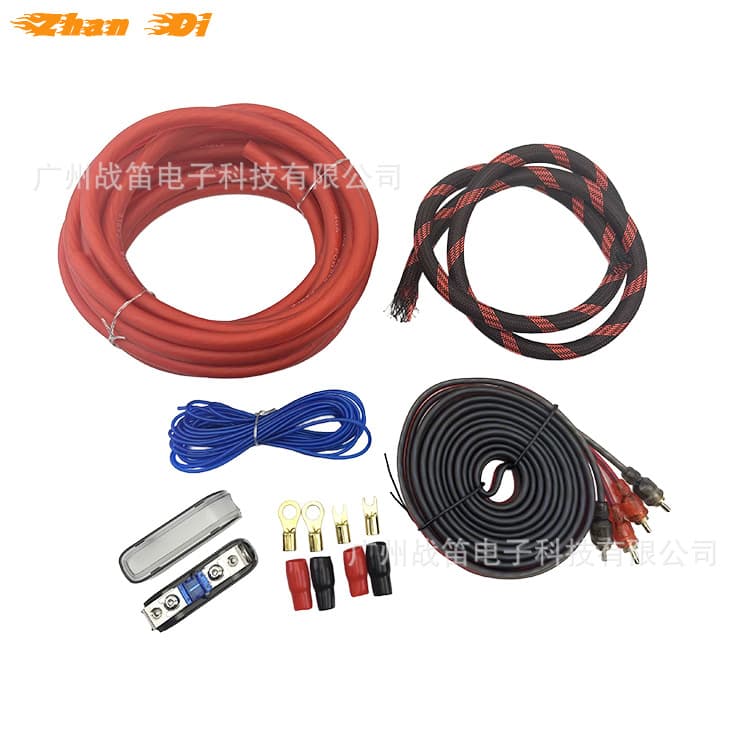 Manufacturer Wholesale Car Audio Copper-Clad Aluminum Amplifier Cable 4Ga Subwoofer Audio Cable Car Amplifier Cable