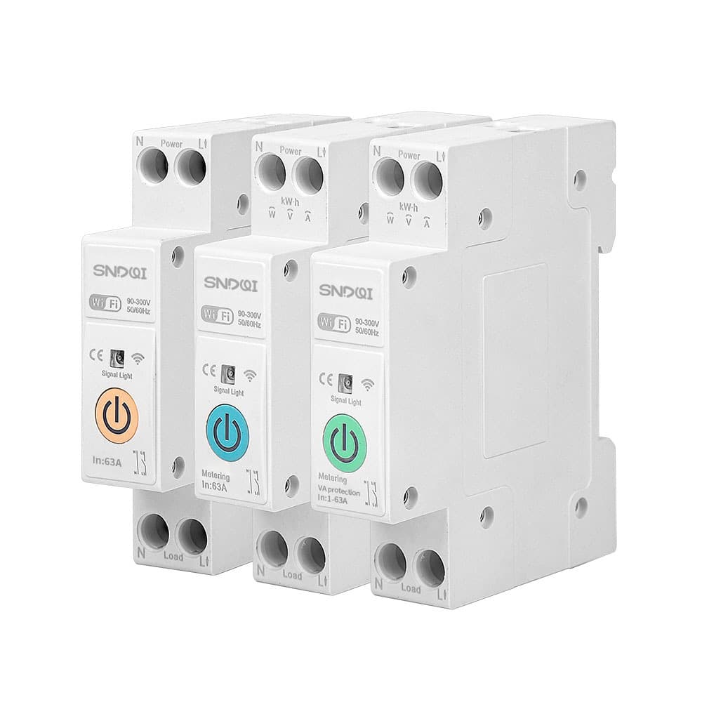 Tuya Smart WiFi Smart Circuit Breaker 63A Over/Under Voltage Timing Protection Mobile Control Home Wireless Switch