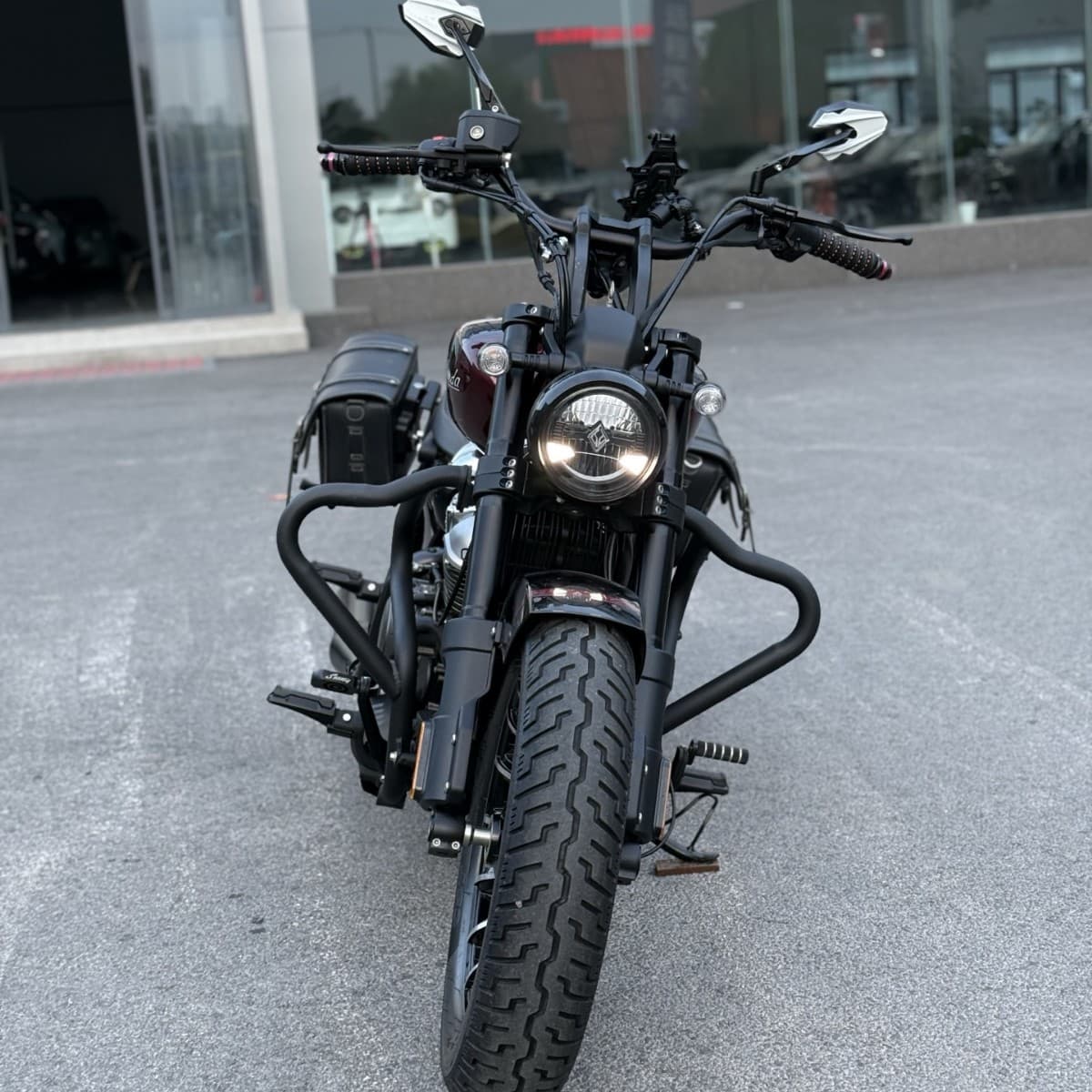 2024 Benda Grey Stone 250 Retro Cruiser Motorcycle - High Appearance, Black Warrior Style, 250cc Fuel Motorcycle