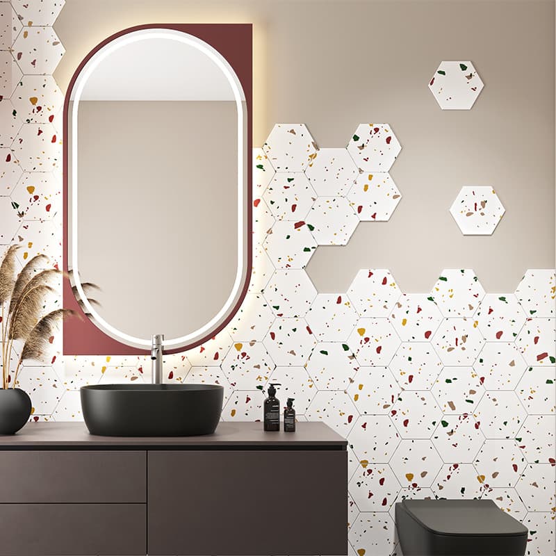 SXP Brand New Design PVC Series Bathroom Background Wall Toilet Series