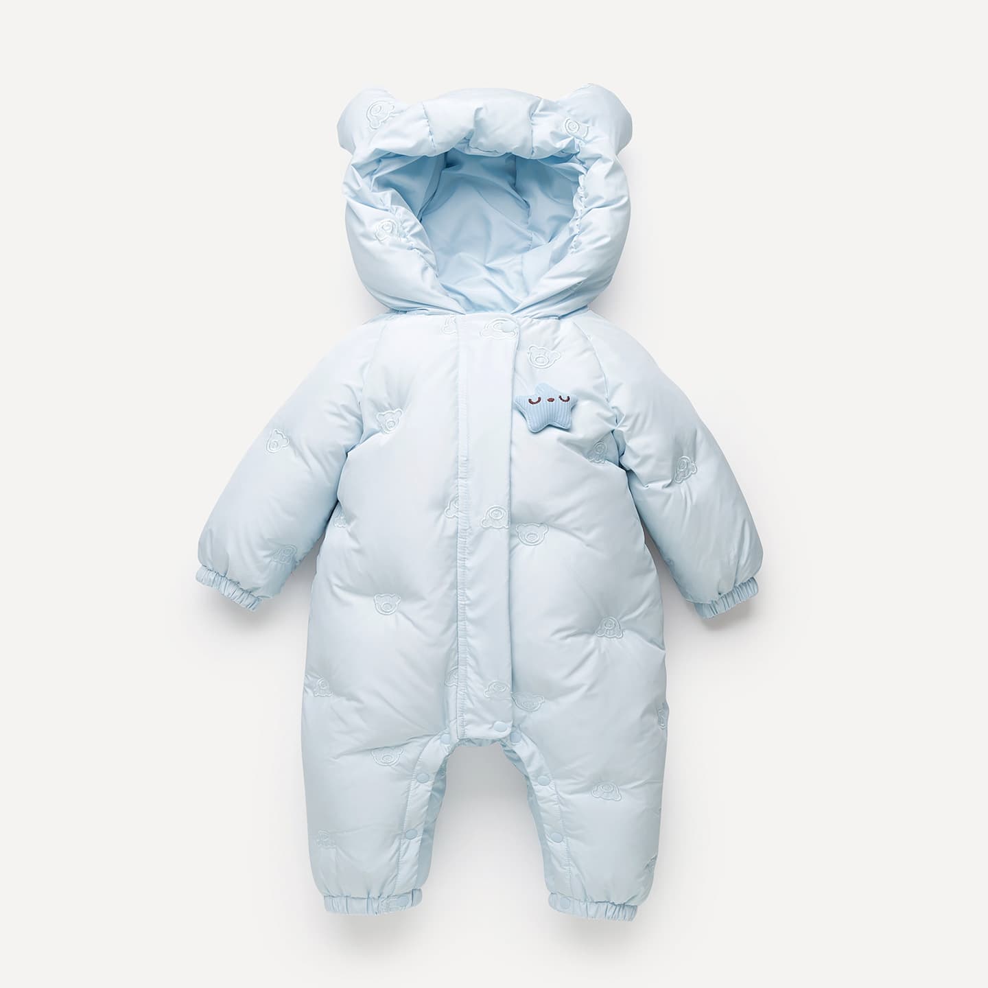 New Baby Down Jumpsuit, Outerwear for Boys and Girls, Infant Ski Romper Winter Wear