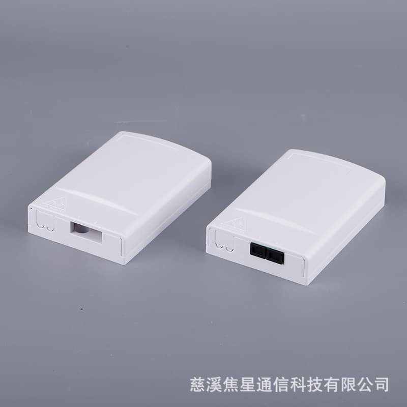 120 US-Style Information Faceplate Base Box FFTH SC/LC Duplex Fiber Optic Panel ABS Material Fiber Coil Fiber Optic Distribution