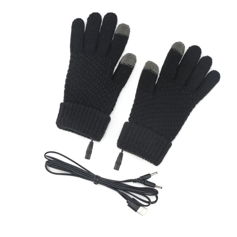 Usb Touch Screen Heated Gloves Washable Electric Heat Gloves Winter Warmth