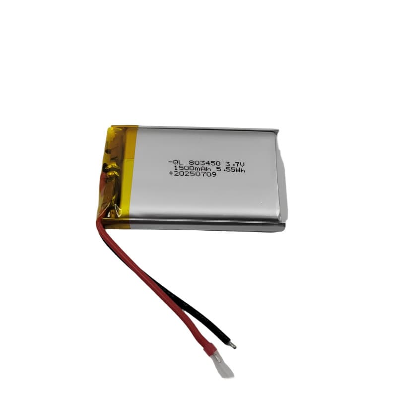 803450 Polymer Lithium Battery 3.7V 1500mAh Lithium Battery for AI Toy