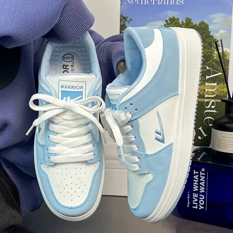 Brand Casual Sneakers for Women 2024 Spring/Autumn New Student High-Aesthetic Campus White Shoes Couple Casual Shoes Men 0062