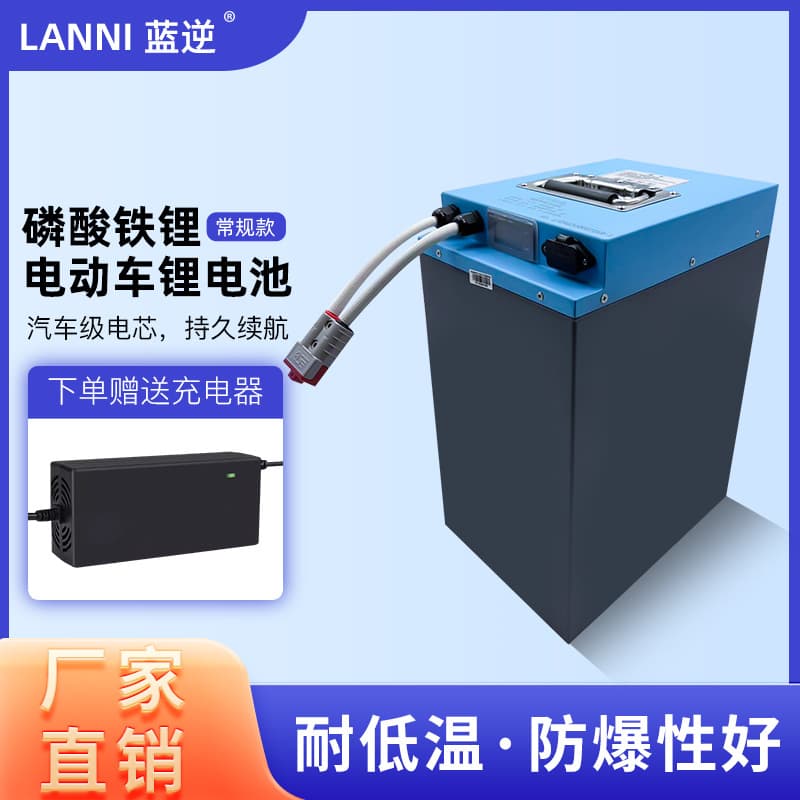 Two, three and four-wheel electric vehicles lithium iron phosphate 48V60V72V large capacity 30Ah50AH external sales power battery
