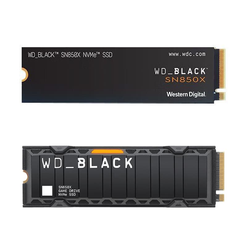 WD Black SN850X 1TB 2TB 4TB 8TB M.2 PCIe 4.0 NVMe Internal Solid State Drive SSD