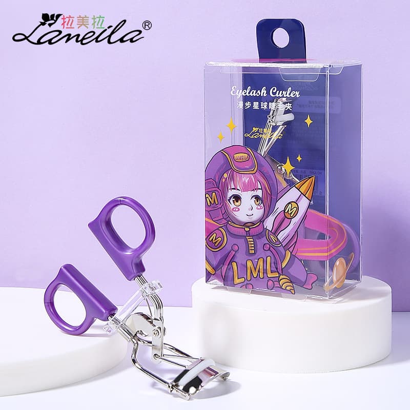 Lameila Multiple 3D Motion Eyelash Curler, Red and Black Wide-Angle Eyelash Curler, Easy Curling and Lash Styling