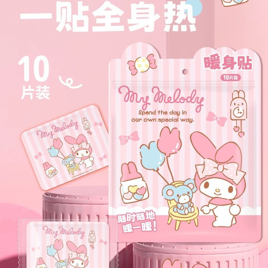 Sanrio Genuine 2025 Winter New Warm Patches in Classic Colors, Cute and Fun, Keep You Warm and Cozy in Winter