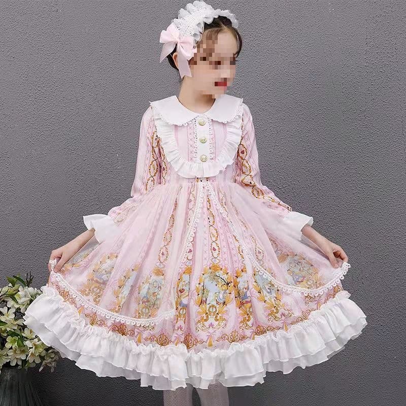 Children's Lolita Dress, Spring/Autumn 2025 New Style, Stylish Girl's Spring Princess Dress, Girls' Dress, Children's Clothing