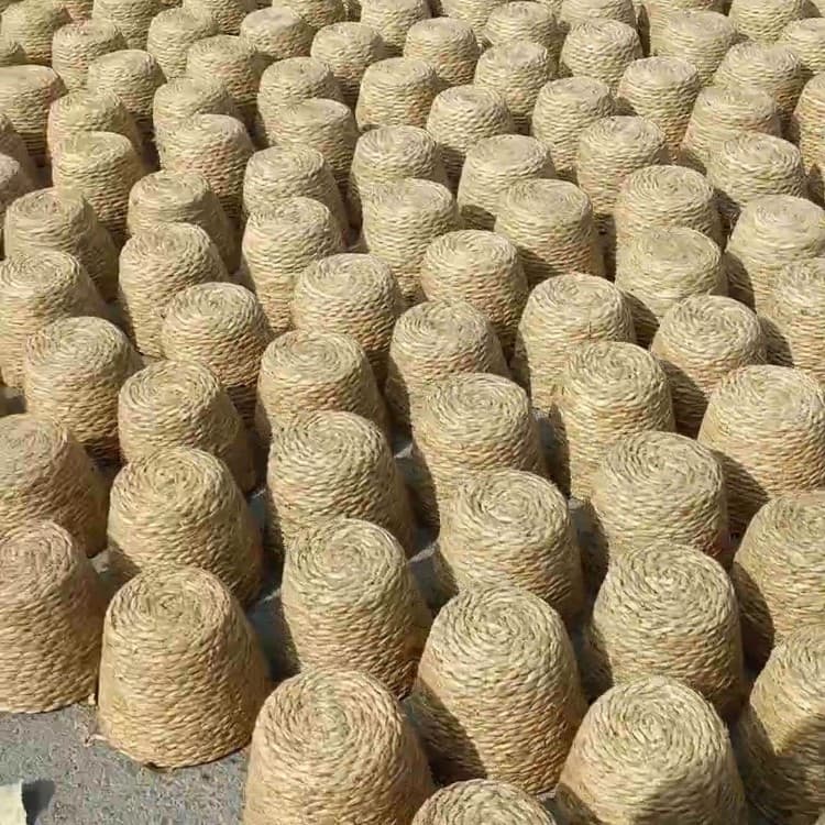 Woven Flower Pot Grass Basket Nordic Style Hug Bucket DIY Living Room Balcony Decoration Potted Plant Cover