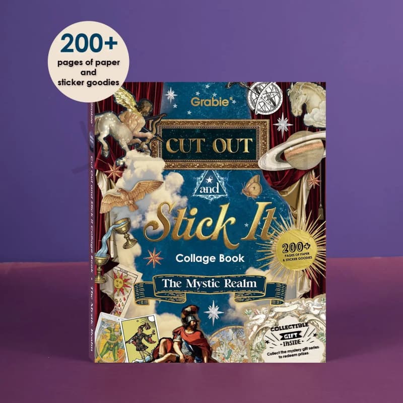 New Cross-Border Product: The Mystic Realm Collage Activity Book
