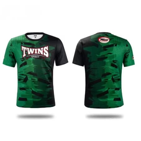 Twin Spirit T-Shirt Muay Thai Short-Sleeve Quick-Dry Men's and Women's Sports Training Tee Outdoor 3D Printed Quick-Dry