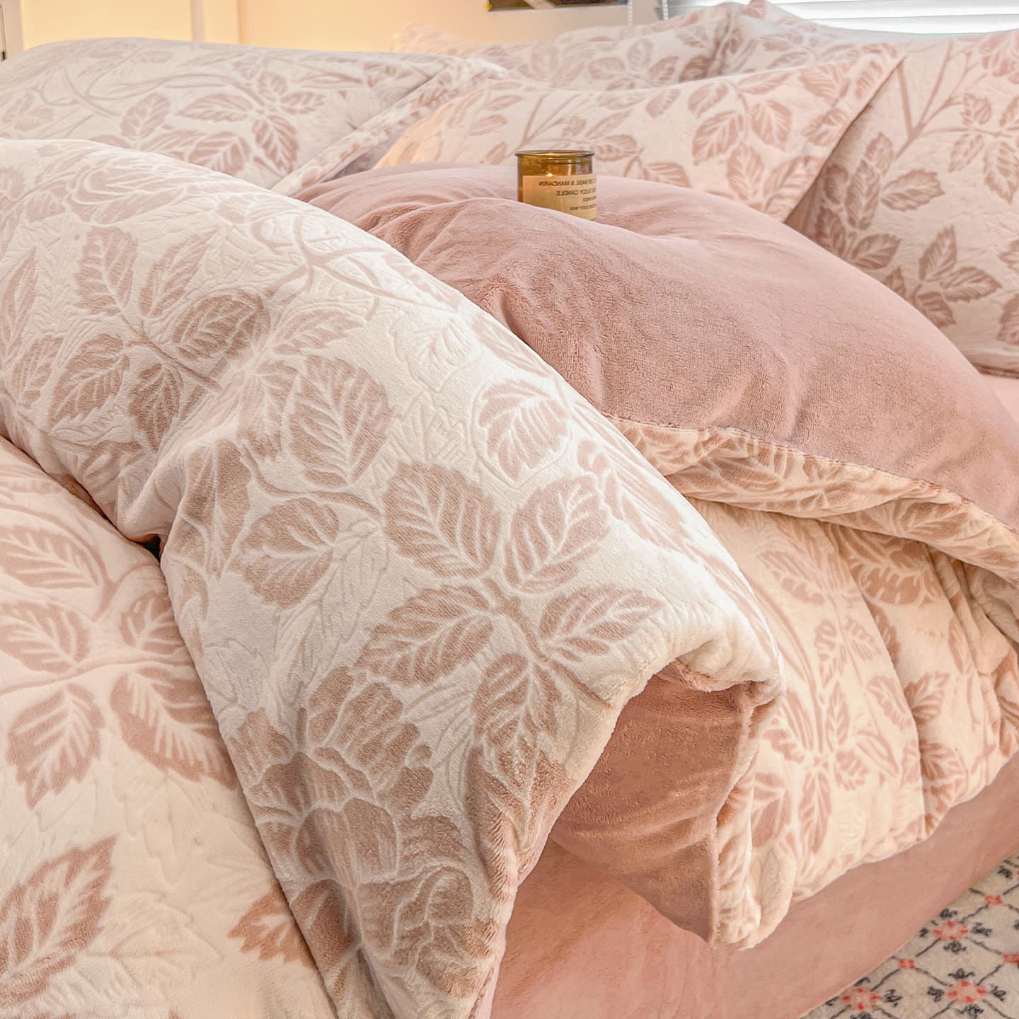 Winter thickened milk fleece single duvet cover 150x200x230, coral fleece cover, flannel surface, new autumn/winter style