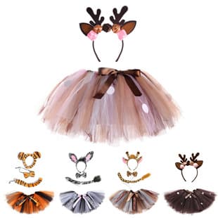 Girl's Deer Tutu Skirt Set - Factory Direct Wholesale Dr. Seuss Elephant Moose Tutu Skirt Set