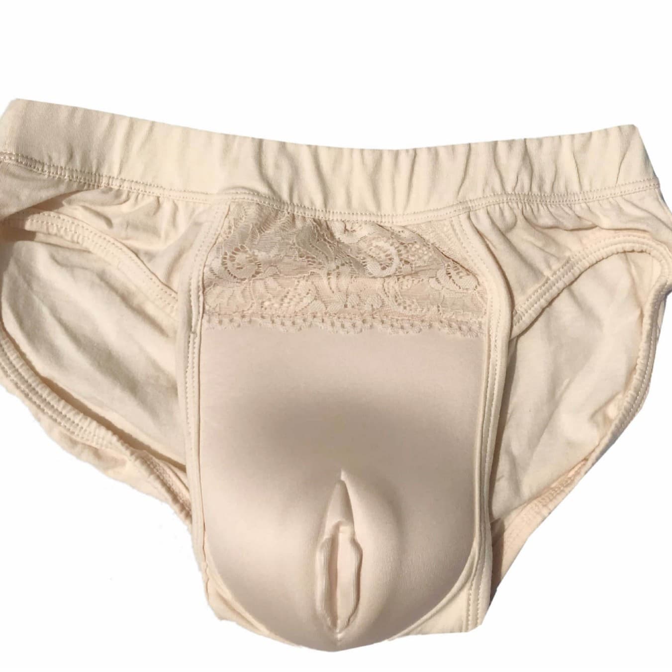 Meilemei Cross-Border Supply Crossdressing Panties CD Deep Groove Shaping Protective Crotch Panties Hidden JJ