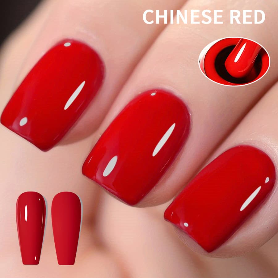 Long-Lasting Nail Art Gel 2023 Phototherapy Nail Polish Professional Salon Factory Wholesale Durable Nail Art Glue China Red
