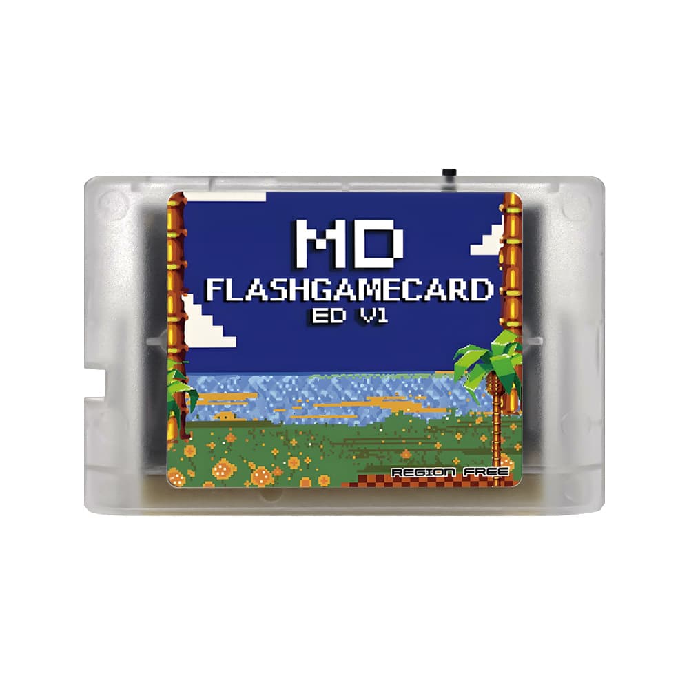 Factory Direct Supply Sega MD Flash Cart EDV1 Game Cartridge Sega Mega Drive Cross-border Drop Shipping