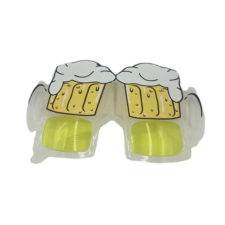Beer Mug Shaped Glasses Beer Festival Party Decorations Single Party Makeup Accessories Novelty Drinking Straws Entertainment