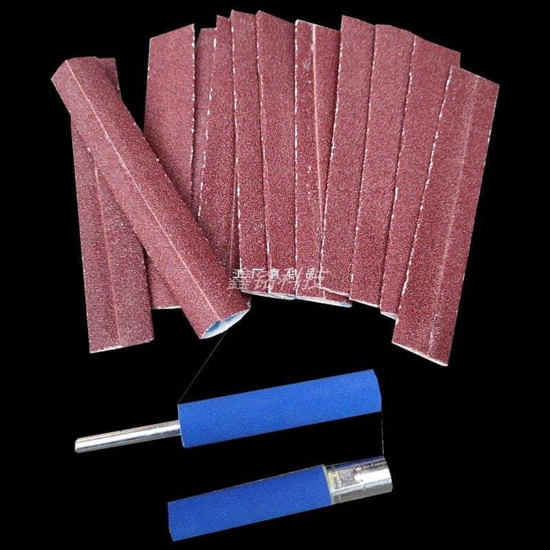 Sponge wheel sanding set, sand barrel, sanding rod sandpaper set, sponge rod sanding cloth set, woodworking furniture polishing drum sandpaper