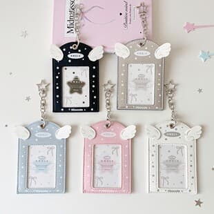 Korean Ins Idol Photocard Holder Student Meal Card ID Access Card Case Polaroid Idol Photocard Display Charm