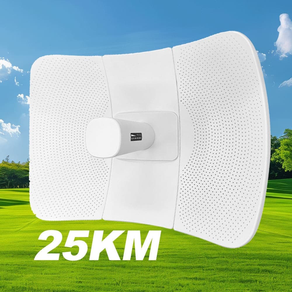 5.8G Gigabit 1000Mbps WiFi Outdoor Long Range Wireless Bridge Repeater Extender Up to 25km