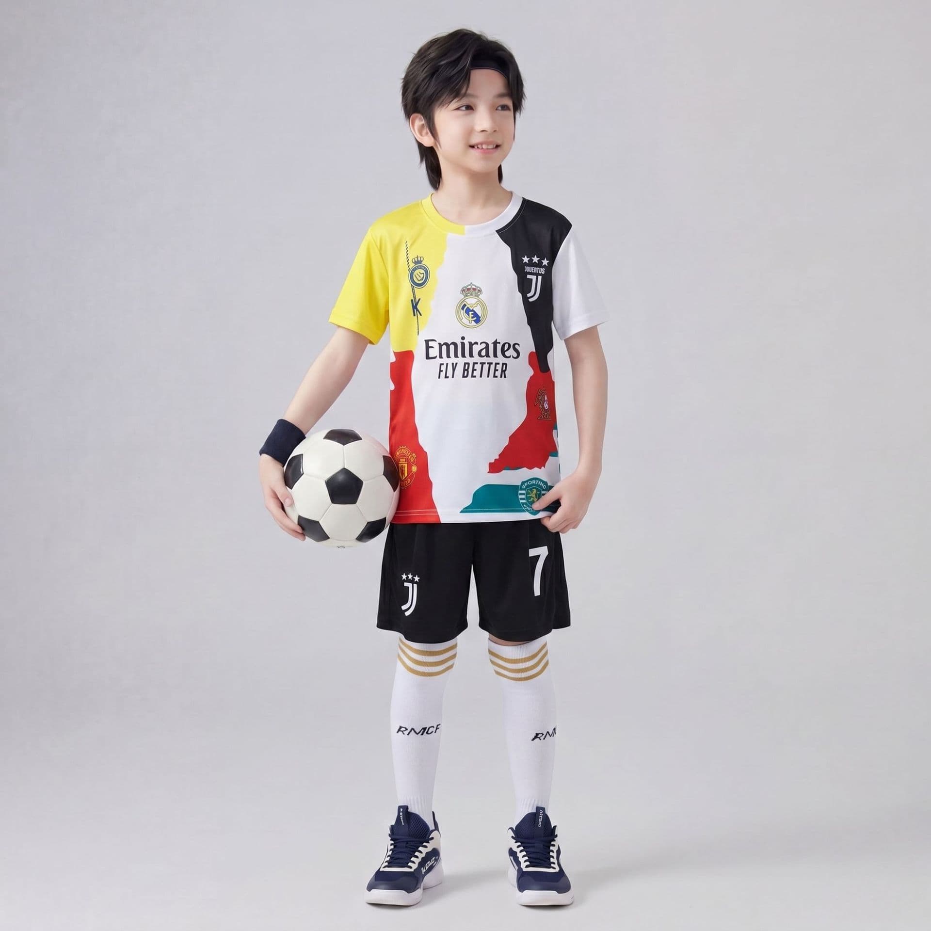 Boys' Summer Short-Sleeved Suit 2026 New Model for Older Children, Quick-Dry Sports Summer Jersey, Children's Summer Size 7