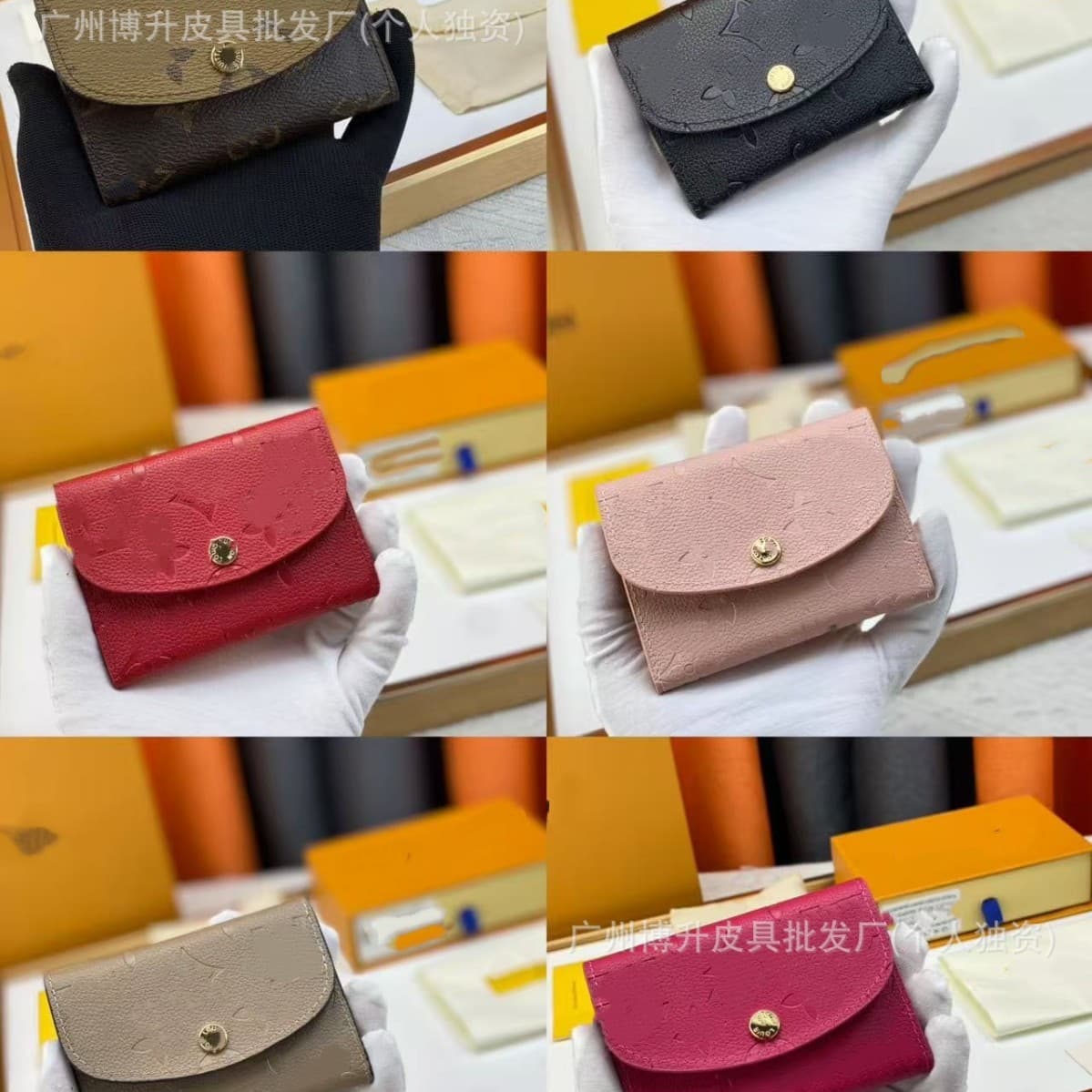 2026 New LV Wallet for Men and Women, Genuine Leather Bifold Wallet, Short Clutch Bag