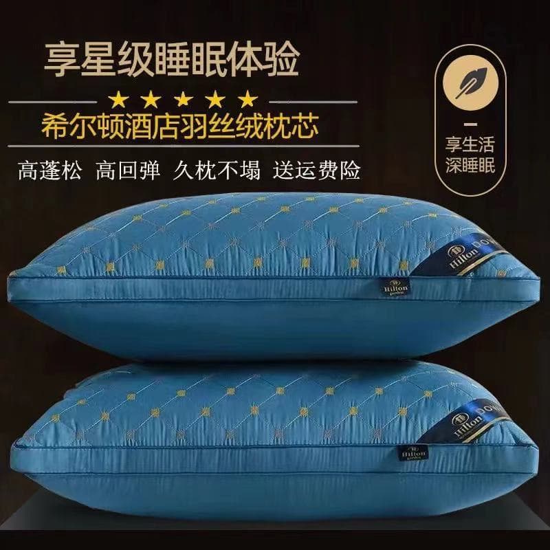 Pillow Core Hotel Pillow Single Adult Low/High Pillow Men's Home Use 48*74 Universal Wholesale Drop Shipping