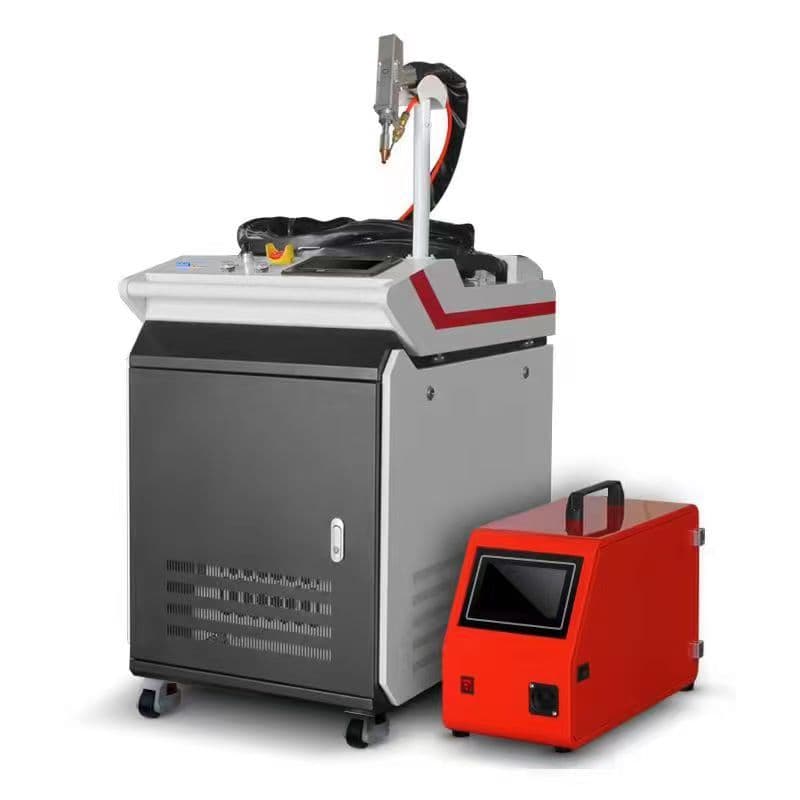 Four-In-One Fiber Laser Welding Machine 1500 Watts Chuangxin Laser Dual Swing Dual Wire Feeding Laser Welding Machine