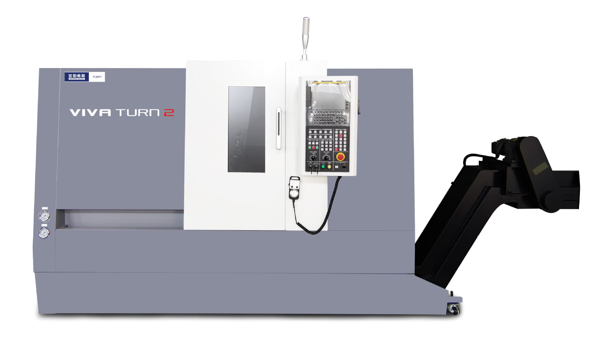 [In Stock] Shenyang Xisi T2 Full-Function CNC Lathe with Slant Bed and Turret