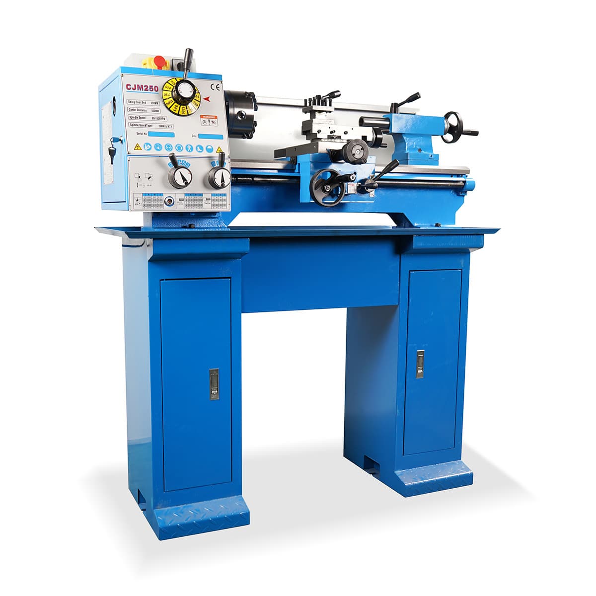 Huangshan Yongfeng CJM250 Household Benchtop Metal Threading Machine Small Industrial Tool Post Chuck Tool Holder