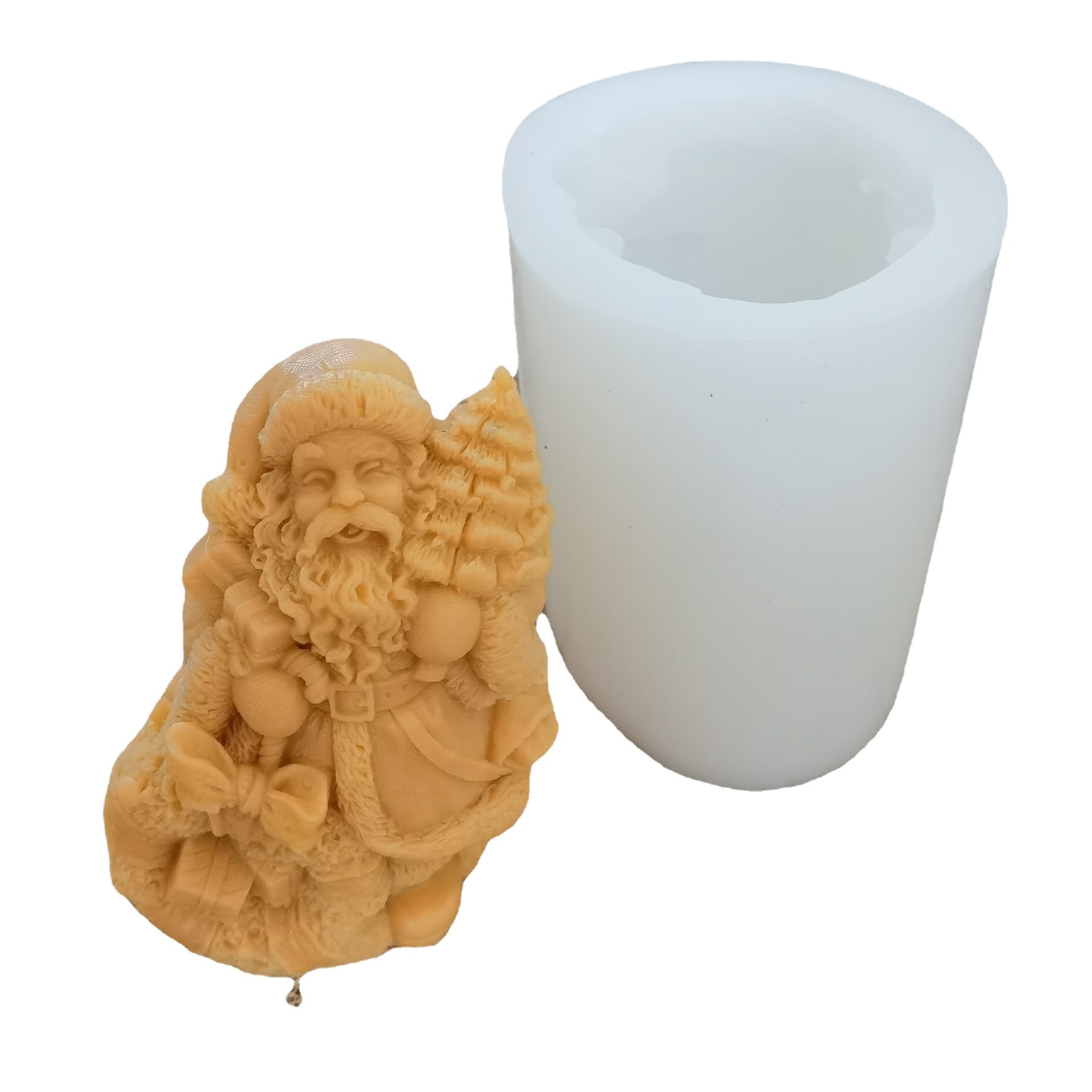Large Santa Claus Aromatherapy Plaster Candle Mold Chocolate Mousse Cake Making Tool Factory Stock