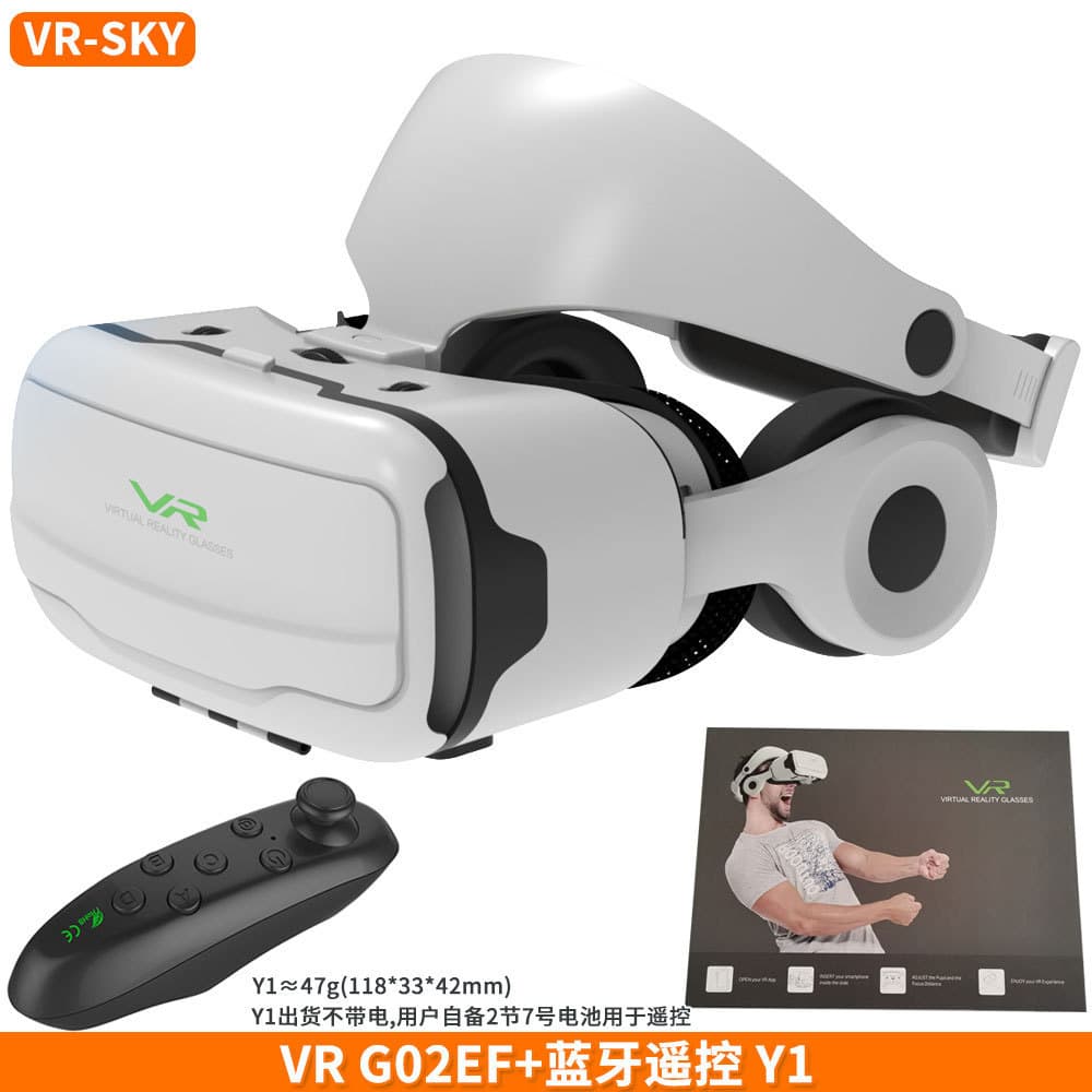 Cross-border Wholesale Qianhuan Magic Mirror G02EF HD Mobile Phone 3D Smart Virtual Reality Head-mounted VR Glasses