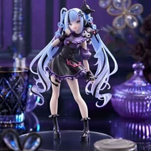 Kuromi Hatsune Miku Figure Pop Culture Anime GK Girl Model Resin Statue Desktop Ornament Gift