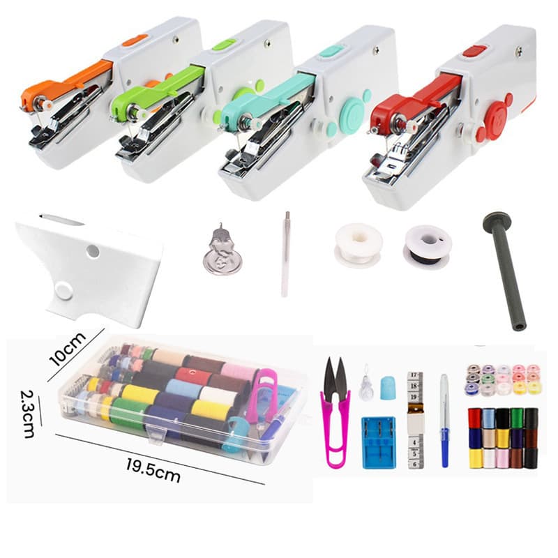 Dongzheng Sewing Machine Handheld Electric Sewing Machine Portable Mini Home Sewing Machine