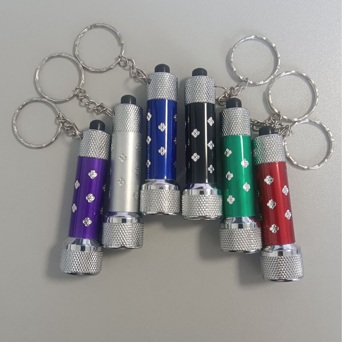 Bulk Discount Aluminum Alloy Flashlight Keychain LED Outdoor Portable Mini Toy Small Flashlight Pendant