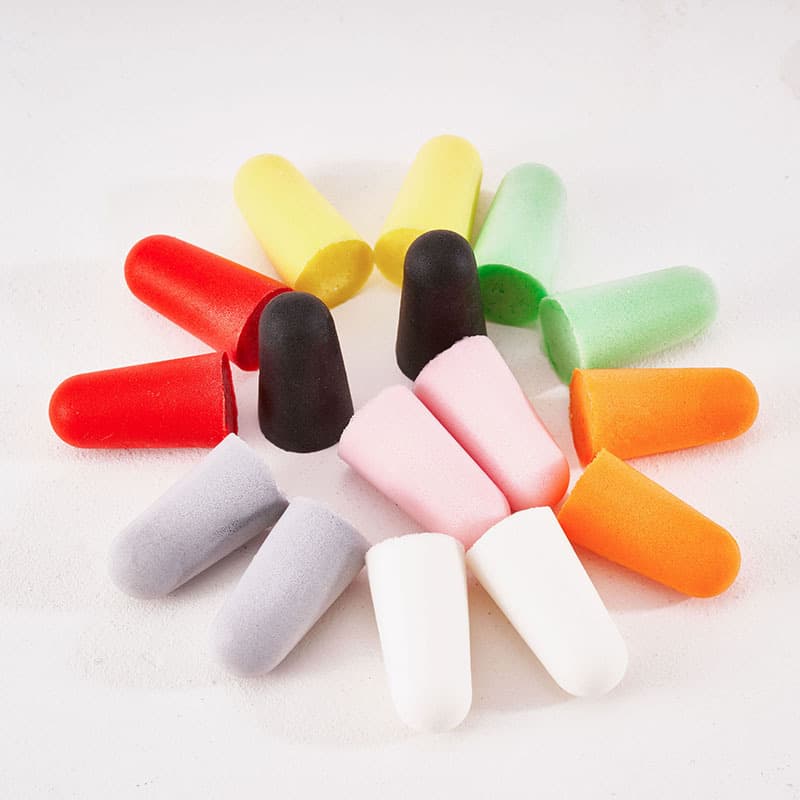 2025 Factory Direct Sales PU Earplugs for Hotel Sleep and Aviation Use - Noise Reduction, Sound Insulation, Protective Sponge Earplugs (Bagged)