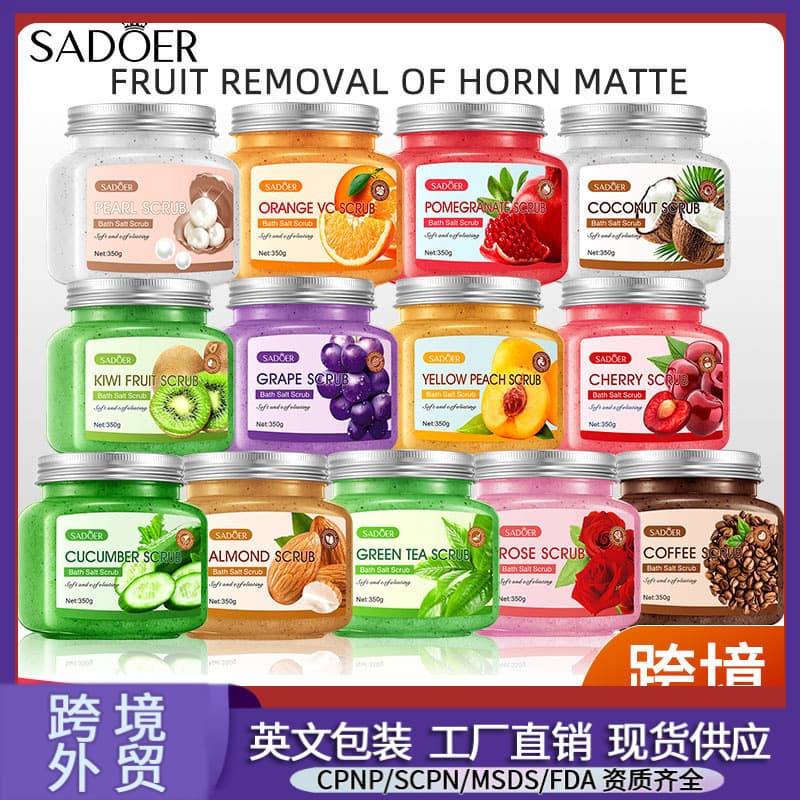SADOER Fruit Exfoliating Scrub for Deep Cleansing and Skin Purification - Cross-border Wholesale
