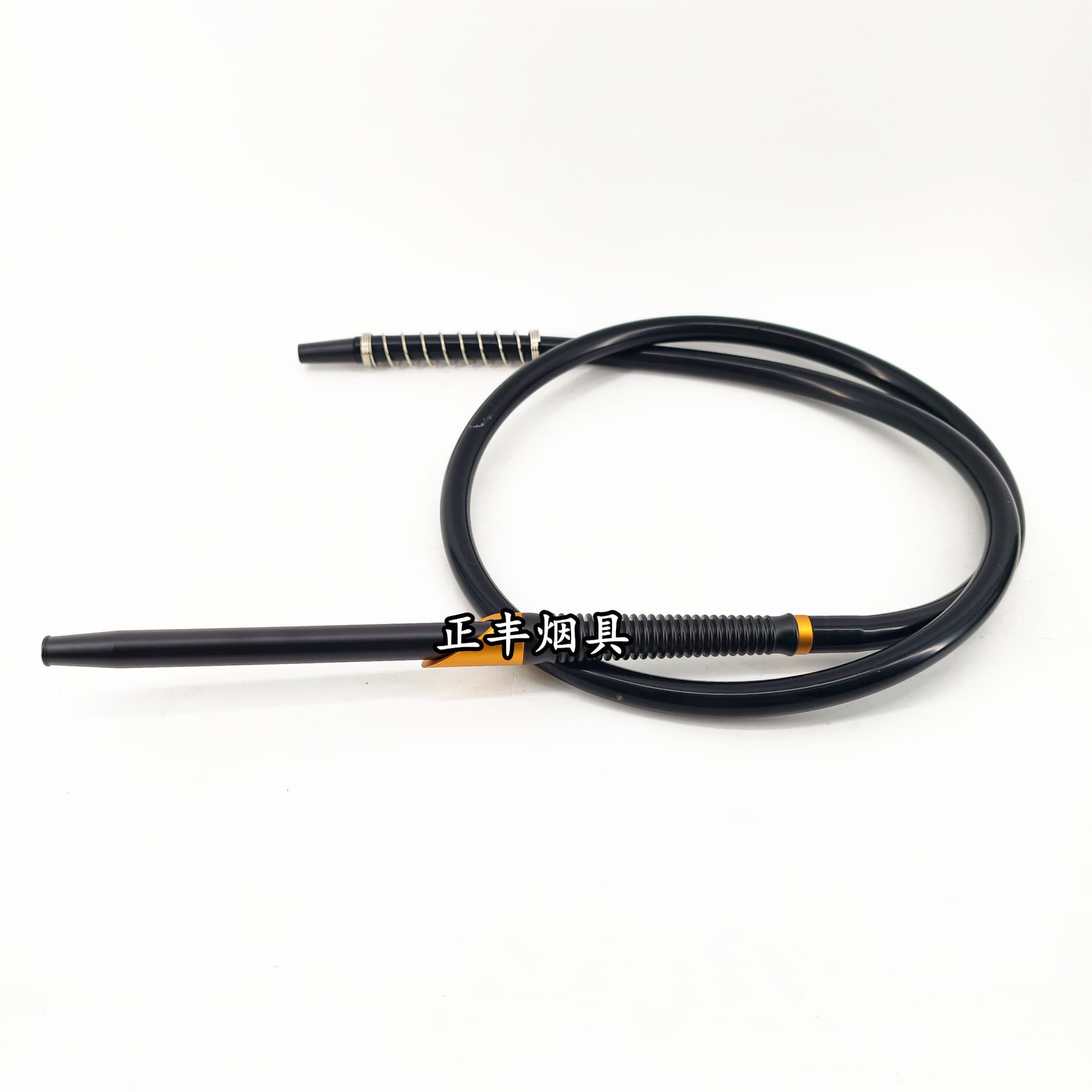 Shisha Hookah Silicone Hose, Arabic Hookah Silicone Tube, Bar Metal Handle Smoke Pipe, Hookah Accessories
