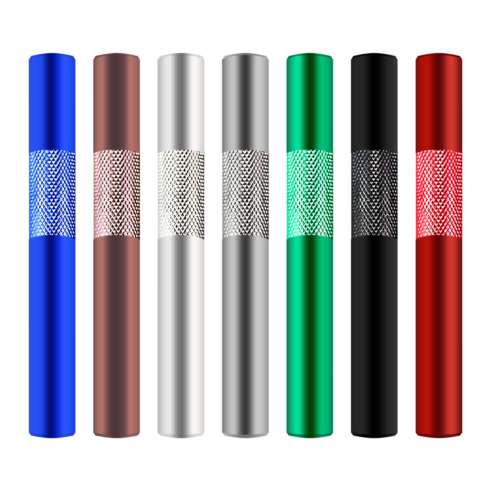 Creative Metal Snuff Bottle New Style Pipe Smoking Pipe Portable Metal Pipe Straight Multi-Purpose Pipe Smoking Pipe