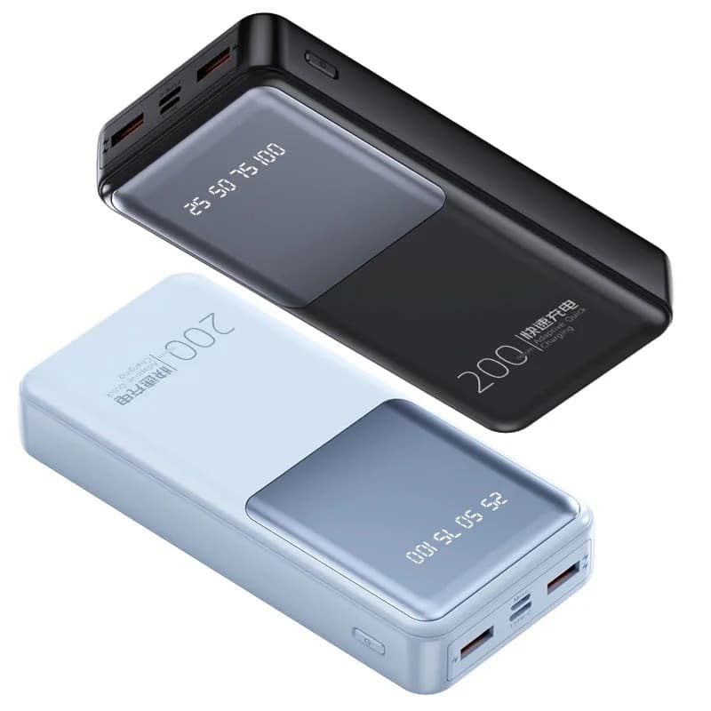 Power Banks For Mobile Phones? 20000mAh Large Capacity Power Bank with Built-in Cable